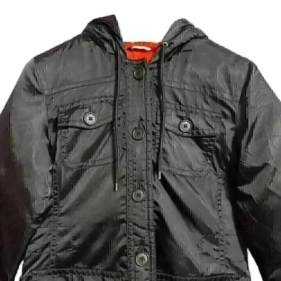 Gap Down Filled Quilted Jacket in Black Sz X-Small - Picture 2 of 7